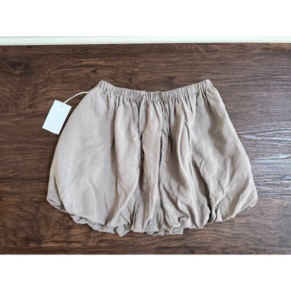 Wilfred Aritzia Bloomsbury Skirt Nomad Taupe NWT - Picture 3 of 6